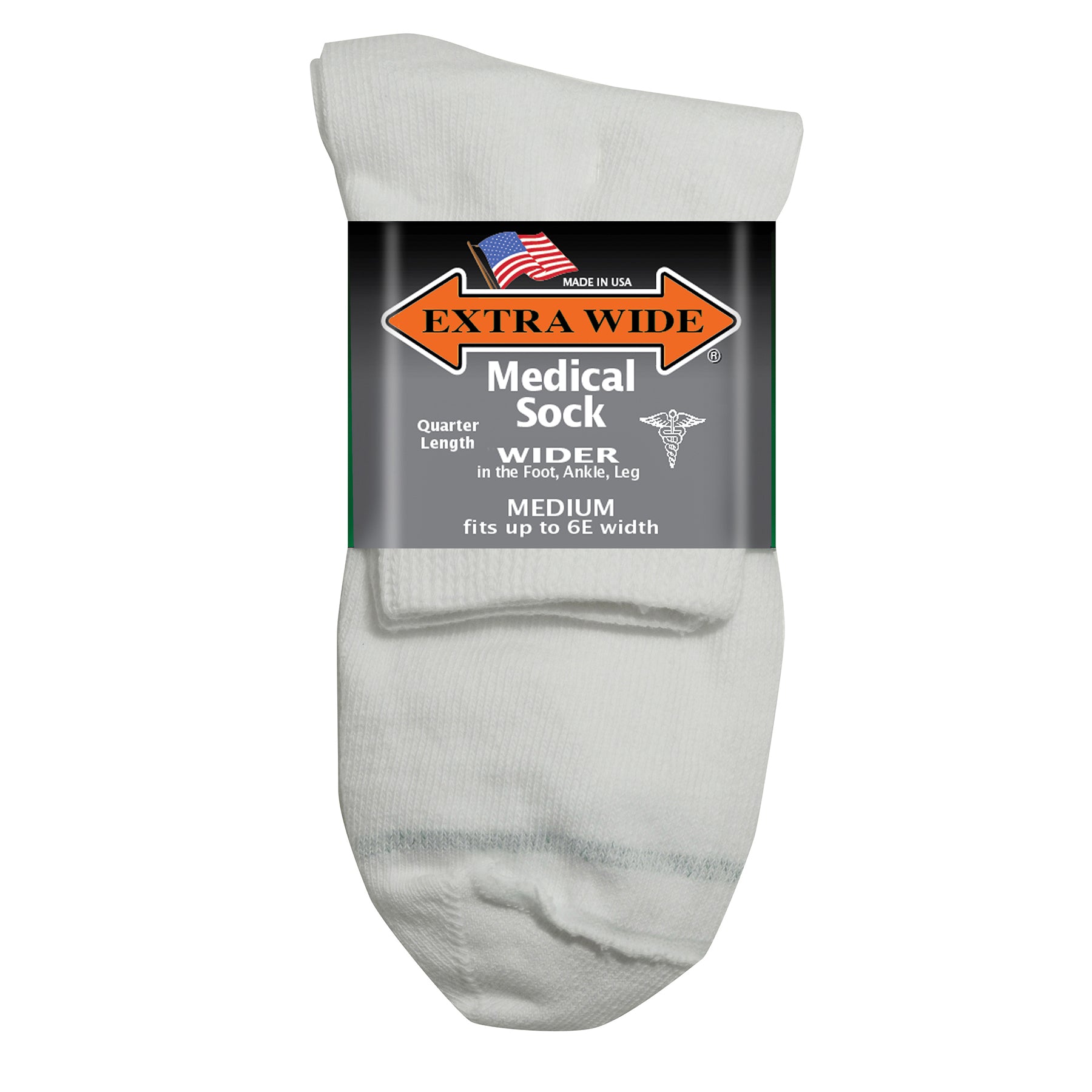 Women's Diabetic Cotton Crew Socks, Non-Restrictive, Ventilation, Extra - Foto 3