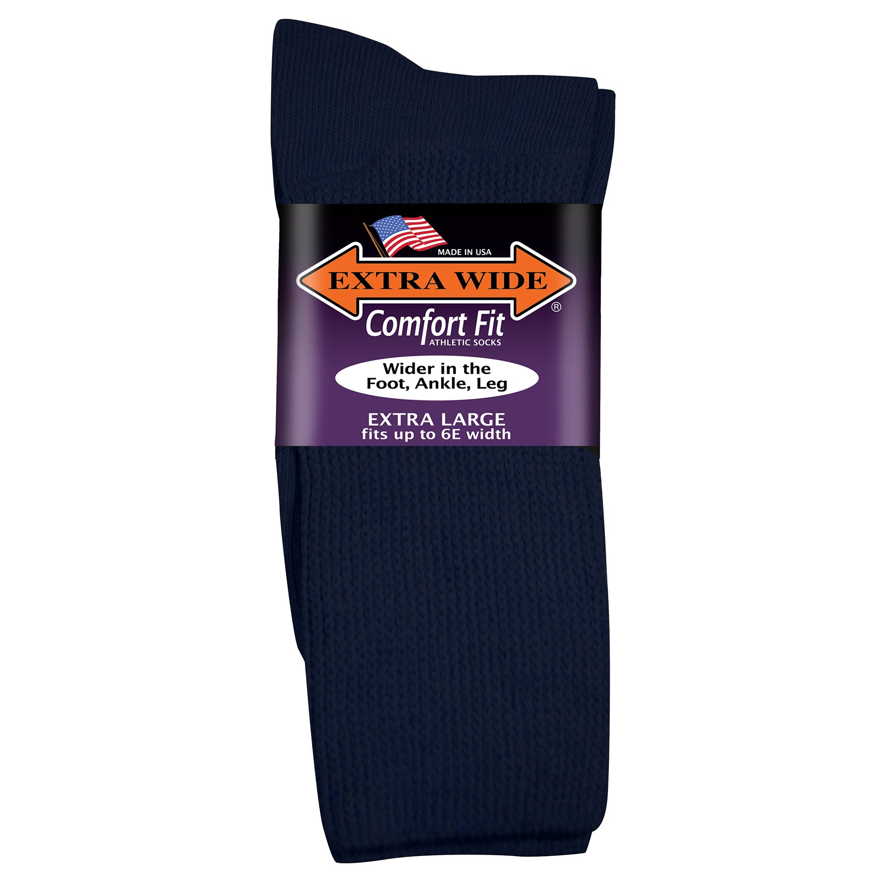 Extra Wide Athletic Crew Socks – Extra Wide Sock Company