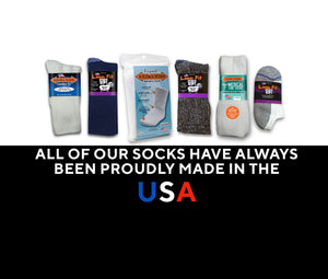 Loose Fit Stays Up Cotton Casual Quarter Socks – Extra Wide Sock Company