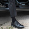 Black Easy Fit Over the Calf Dress Socks