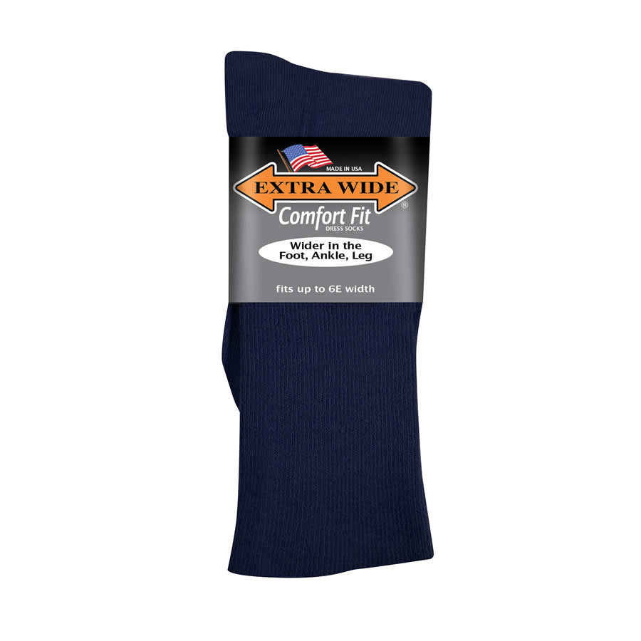 Extra Wide Athletic Quarter Socks