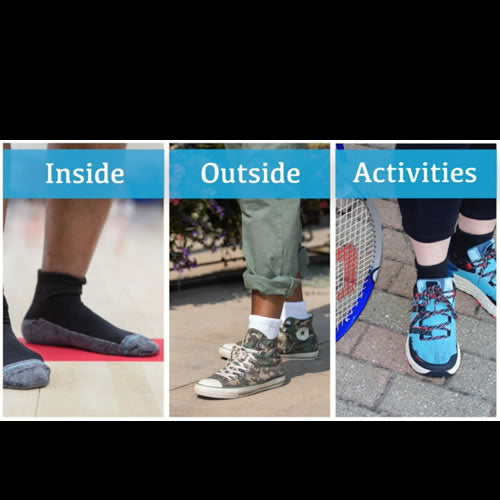 Loose Fit Stays Up Tube Socks Video