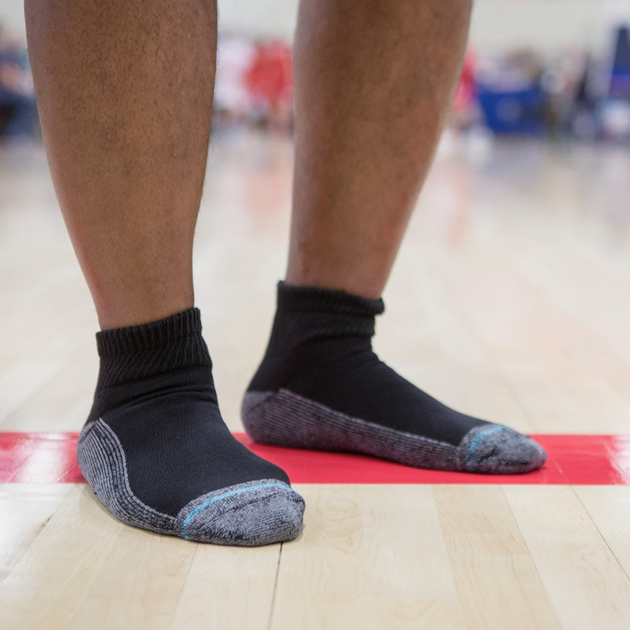 Extra Wide Loose Fit Quarter Socks – Mr. Z's Big & Tall