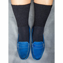 Load image into Gallery viewer, Loose Fit Stays Up Solid Merino Wool Socks
